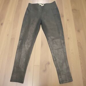Mudd Dark Gray Shimmer Stretch Pants